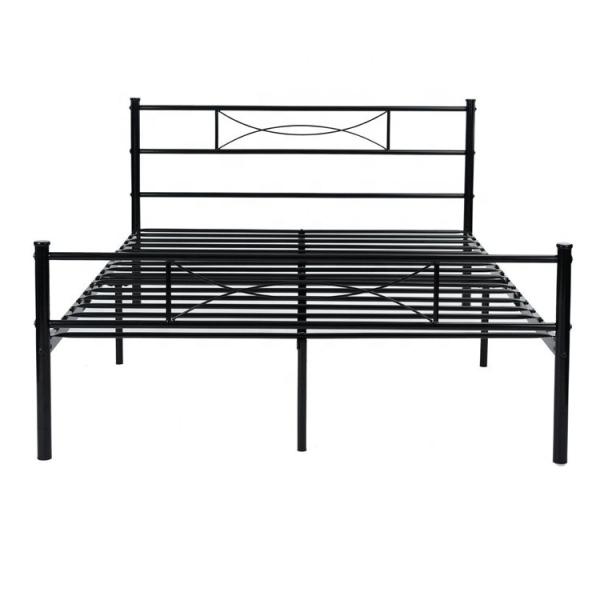 Buy cheap Black Wrought Iron Bed , Wrought Iron Platform Bed For Hotel Family from wholesalers
