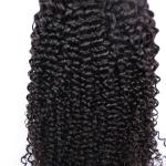 100% Human Peruvian Human Hair Weave , Kinky Curly Human Hair Weave Bundles