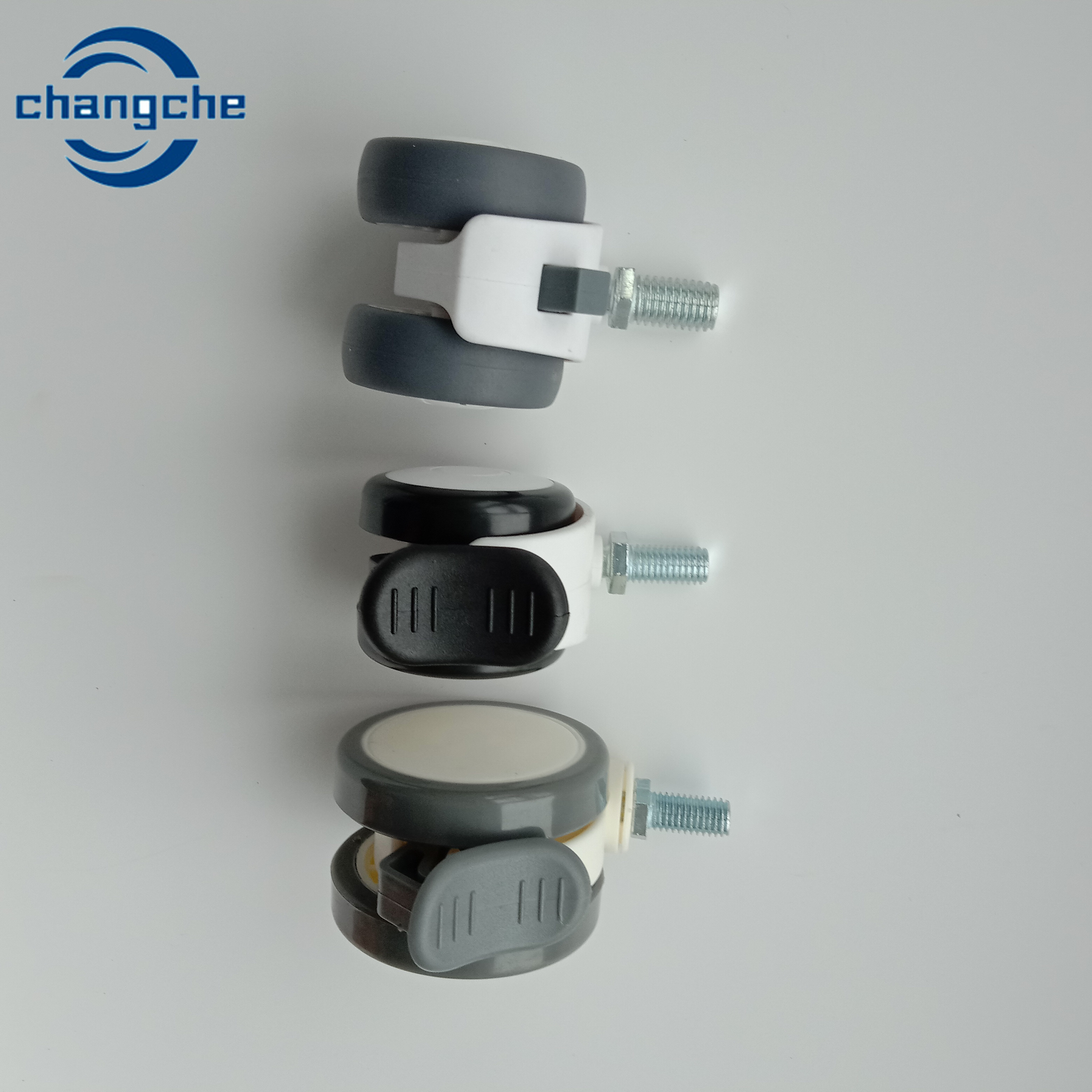 Heavy-Duty Hospital Bed Caster Wheels with 500 Lbs Load Capacity 4 Inch Stem Length