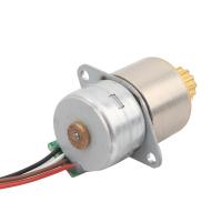 Buy cheap 60mA 15mm Permanent Magnet Stepper Motor With Metal Gearbox 18 Degree SM1516 product