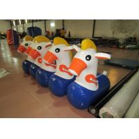 Buy cheap Sealed Inflatable Bouncy Horse 0.65mm PVC , Outdoor Games Blow Up Bouncy Horse product