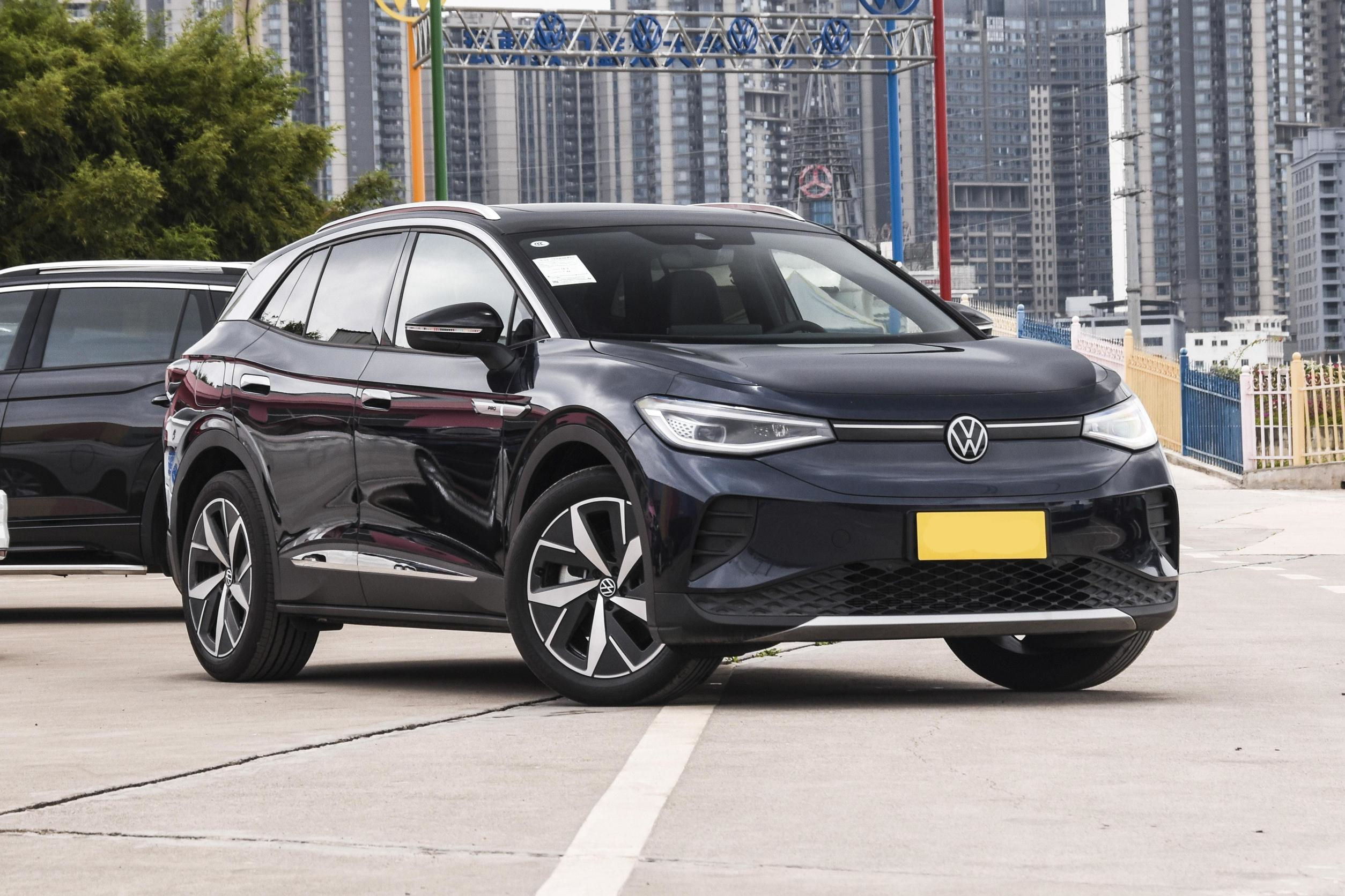 The Hot New 2022 Volkswagenwerk Vw Id4 Crozz High Speed Used Electric Vehicles Fast Premium Volkswa Ev New Car