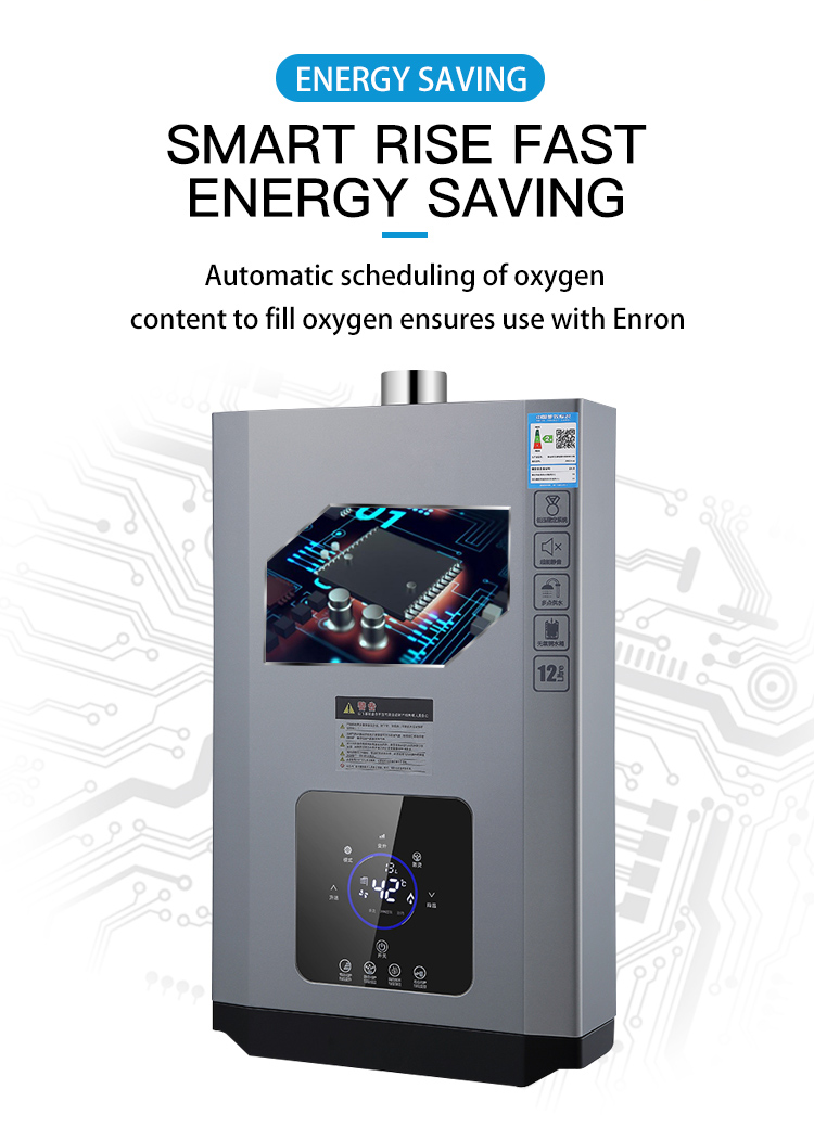 16000W Condensing Gas Water Heater Tankless Instant 16L