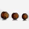 Buy cheap Amber Oblique Shoulder Eye Cream Glass Jars 15g 30g 50g from wholesalers