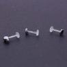 Buy cheap Hot Sale New Arrival Piercing Lip Ring Stainless Steel Internally 16g Labret Lip ring from wholesalers