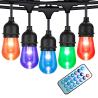 Buy cheap Waterproof Heavy Duty Outdoor RGB LED String lights Connectable Festoon for Party Garden Christmas Holiday Garland Cafe from wholesalers