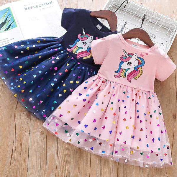 Buy cheap Summer Children'S Girls Printing Dress Fluffy Princess Dresses from wholesalers