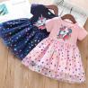 Buy cheap Summer Children'S Girls Printing Dress Fluffy Princess Dresses from wholesalers