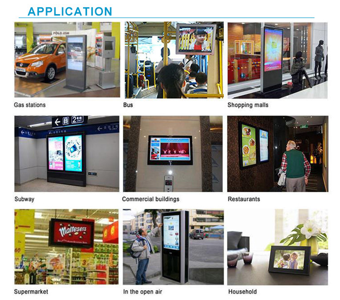 BOE 32 Inch LCD Video Wall Mounted Digital Signage For Commercial Samsung TV Display Technology