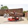 Buy cheap Outside Ride On Walking Dinosaur , Person Riding Dinosaur 4 Meters Long from wholesalers