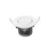 Buy cheap Fins Heat dissipation 24W 2700Lm recessed LED down light Extemal size 195*105mm from wholesalers