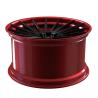 Buy cheap 5x130 Rims For Porsche 911 996 Gloss Black+Red 2-PC Forged Aluminum Alloy Rims Staggered 19 And 20 Inches from wholesalers