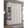 Buy cheap Multiscene Detachable White Wooden Wardrobe For Small Bedroom Adjustable from wholesalers
