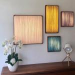 Nordic Style Bedside Wall Lamp Bedroom Background Wall Art Creative colour Wall