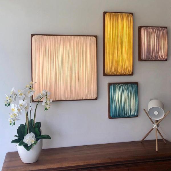 Nordic Style Bedside Wall Lamp Bedroom Background Wall Art Creative colour Wall