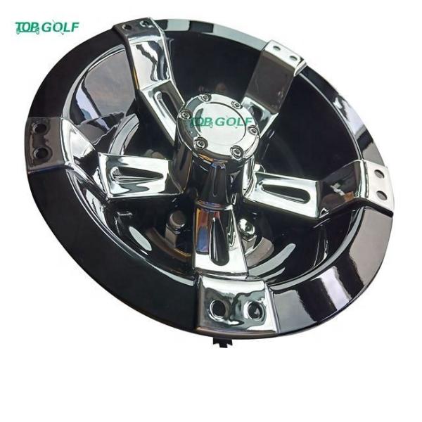 Buy cheap Chrome 8" Golf Cart Wheel Covers / Plastic Material Golf Cart Hub Caps from wholesalers