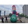 Buy cheap Giant Santa Claus 26Ft Inflatable Christmas Decorations Outdoor Air Blown Greeting Model For Christmas / Party / Xmas from wholesalers