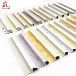 Home Interior Aluminum Floor Transition Strips Marble Powder Coating