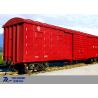 Buy cheap 70t Load 8 Wheel Railway Box Wagon Car Train Arc Cover 120km/H corrosion resistant from wholesalers