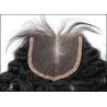 Buy cheap Natural Black Curly Lace Top Closure , 20 Inch Virgin Brazilian Hair Wig from wholesalers