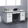 Buy cheap 3 Drawers Steel Office Desk Metal Table Fireproof from wholesalers