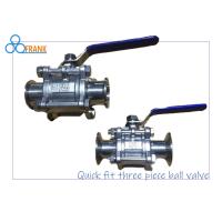 Buy cheap Fire Safe 3 Piece 3˝ 2500LB Industrial Metal Valves product