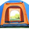 Buy cheap 6-8 Person Double Layer Two Doors Camping 6-8 Person Waterproof Dome Shelter Family Cabin Large Hexagon Tent(HT6083) from wholesalers