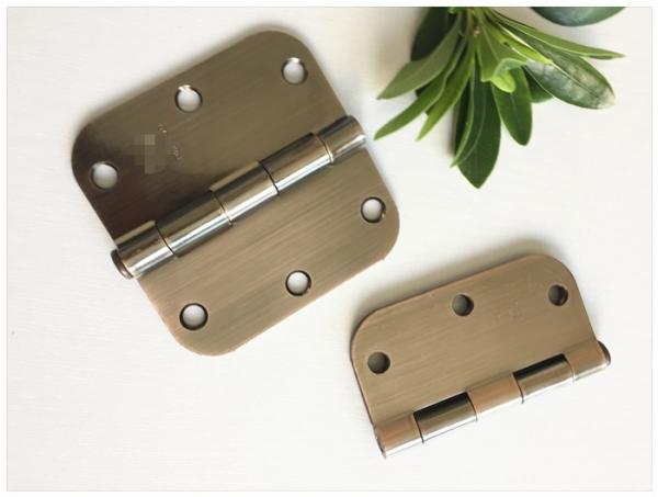 Buy cheap Oil Resistance High Security Door Hinges High Durability Bright Brass Plated from wholesalers
