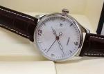 Custom Logo Automatic Wrist Watch , Stainless Steel White Face Automatic Watch