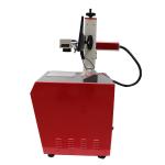 Desktop Red Fiber Laser Marking Machine / Led Bulb Logo Fiber Laser Printer