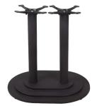 Metal Bar Table Legs Cast Iron Restaurant Table Bases Bar Height 41'' Customize