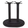 Buy cheap Metal Bar Table Legs Cast Iron Restaurant Table Bases Bar Height 41'' Customize from wholesalers
