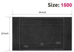 24*46 Adults Kids 3cm Felt Puzzle Mat Up To 1500 Pieces