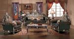 European-style luxury living room sofa coffee table French solid wood carved