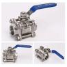 Buy cheap 1/2 To 4 Inch 3 Piece Butt Welded Stainless Steel Ball Valve 1000WOG from wholesalers