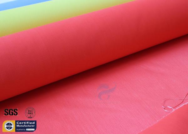 Buy cheap Fiberglass Fire Blanket Red Acrylic 0.43MM 490G Satin Welding Safety Fabric from wholesalers