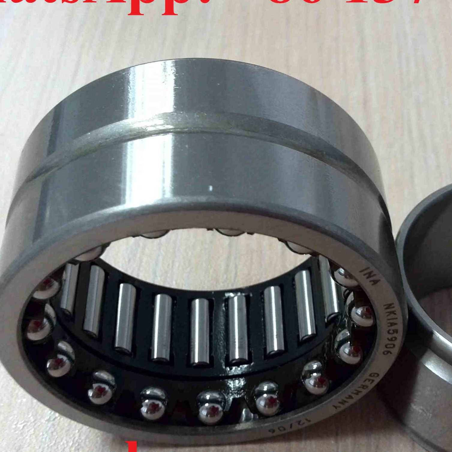 Combined Bearing NKIA5909 Needle Roller Bearing With Oil Hole 45x68x30mm