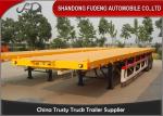 Container Lock Flatbed Container Trailer 40 Tons Payload 20 Feet / 40 Feet
