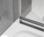 Semi Frame Hinged Shower Enclosure Unidoor Double door
