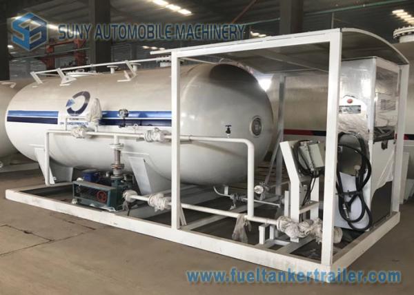 Buy cheap Mobile LPG Transport Tank Bower Skid Station For Refilling LPG To LPG Cylinder from wholesalers