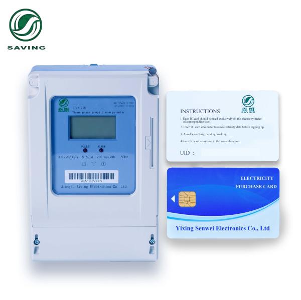 Buy cheap IC Card 3 Phase Electronic Energy Domestic 3 Phase Smart Meter With RS485 from wholesalers