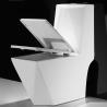 Buy cheap Sanitary Ware White Bathroom Ceramic Toilet Bowl Diamond Shape Floor Mounted Washdown One Piece Wc Toilets from wholesalers