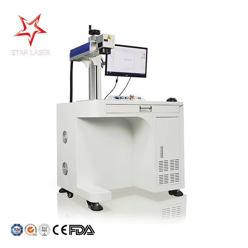 Led Bulbs Printer, Fiber Laser Printing Machine For Led Industries