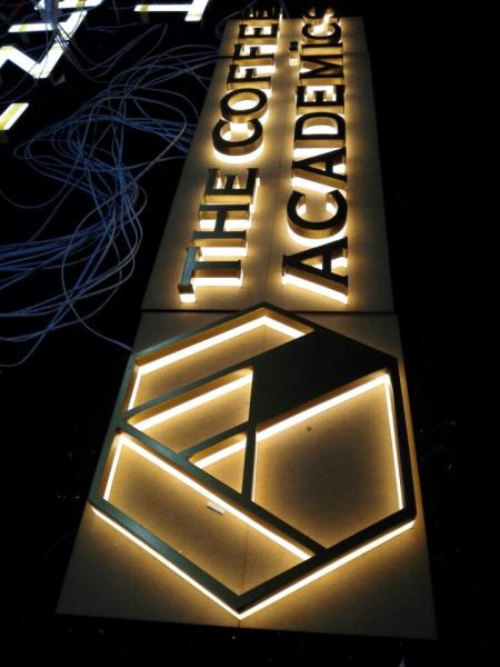 Buy cheap Reverse Lit Halo Illuminated Channel Letters 36mm 50000 hours Lifetime from wholesalers