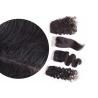 Buy cheap Bouncy Black 100 Human Hair Lace Front Closure Long Lasting Without Knots Or Lice from wholesalers