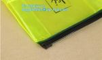 Pouch Slider plastic Zipper Folder PVC Clear cosmetic bag pencil pen packaging
