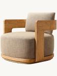 High End Nordic Garden Rust-proof Teak Sofa Set For Outdoor Villa Resort