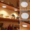 Buy cheap 4.5VDC Battery Powered Led Wardrobe Lights 0.5W Remote Controlled Puck Lights from wholesalers