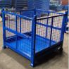 Buy cheap Transport Heavy Duty Storage Metal Pallet Box Industrial Folding Metal Pallet Cage from wholesalers