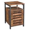 Buy cheap Nightstands with Cabinet, Industrial Bedside Table, Small Side Table, Bedroom Furniture, ULET62BX from wholesalers